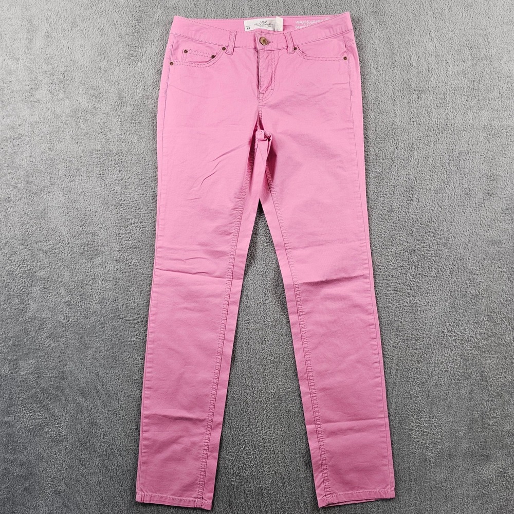 H&M LOGG Pink Slim Fit Chino Pants Womens Size 8 Label of Graded Goods